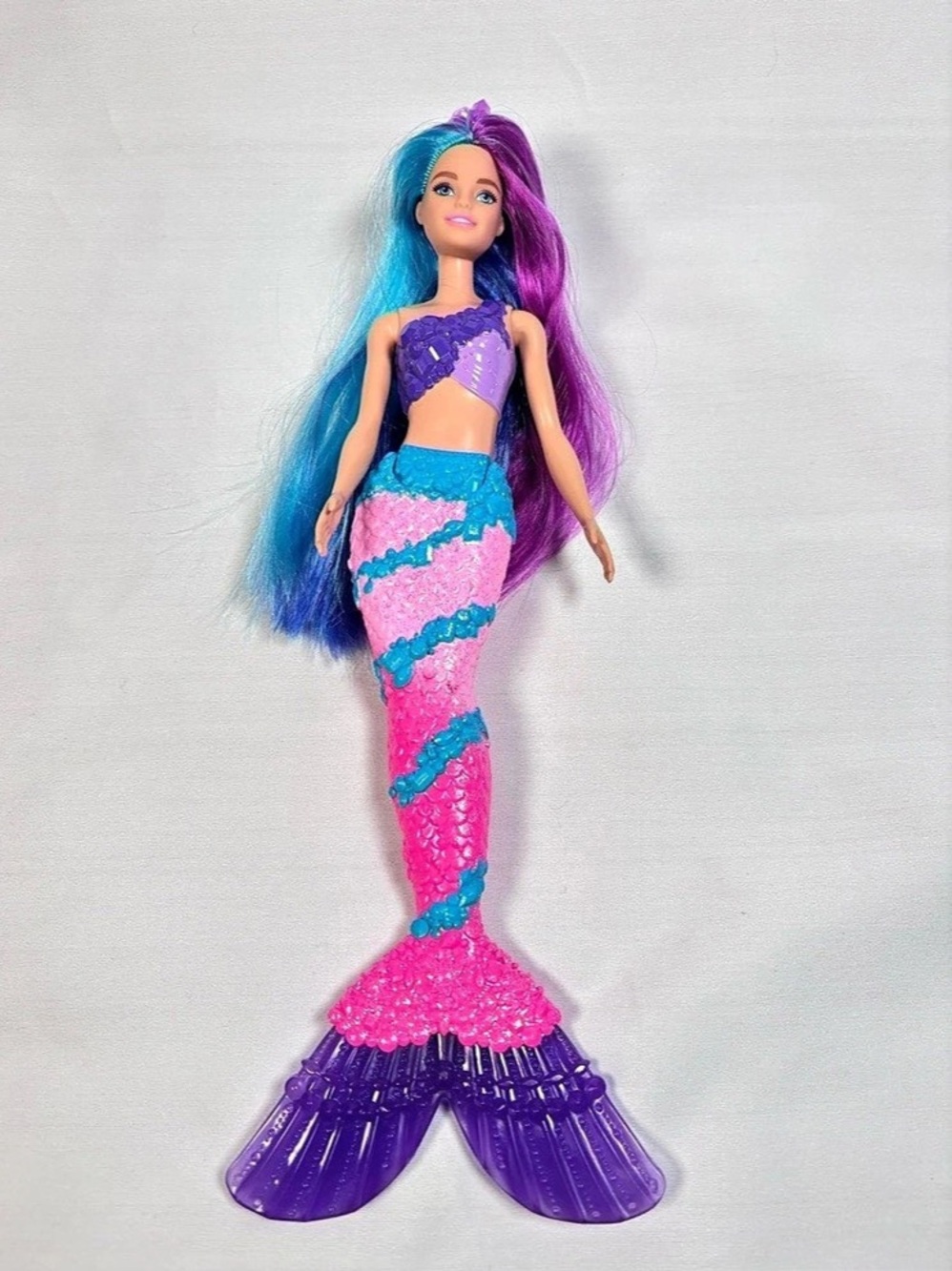 Mattel Barbie Color Magic Mermaid Doll Pink & Purple